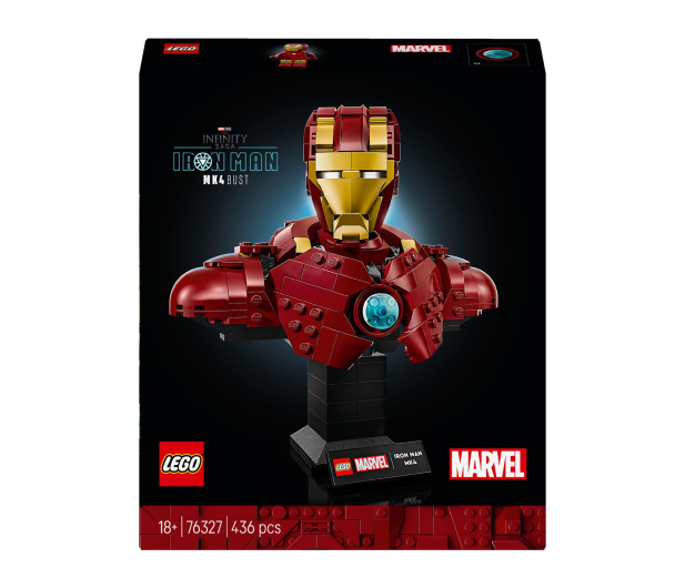 LEGO Marvel Super Heroes 76327 Popiersie Iron Mana MK4 - 1331663 - zdjęcie